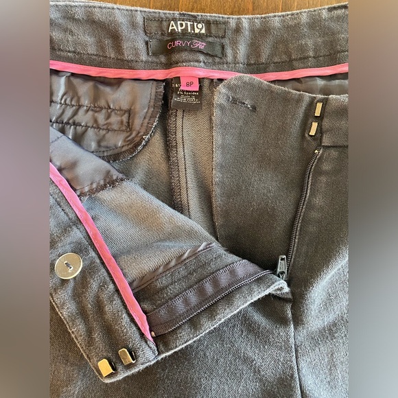 Apt 9 Curvy Fit Jean Pants Size 8P - Picture 1 of 4
